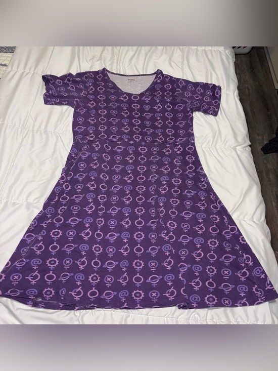 svaha Dresses & Skirts - Svaha Womens Large Science Symbols Dress Purple Lavender